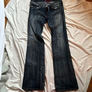 Just USA jeans flare/ boot cut boyfriend sz 9